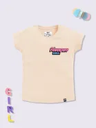 Cotton Powerpuff Girls Printed Top for Girls 