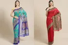 Art Silk Printed Saree for Women 