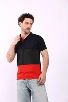 Colorblocked Polo T-Shirt for Men 