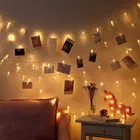 Photo Clip Lights 14Led 14 Photo Clips Decorative Photo Clip Lights For Anniversary, Birthday Party Decoration, Outdoor, Indoor, Diwali, Christmas, Valentine Gifts, Bedroom Decoration And Any Special Occasions 