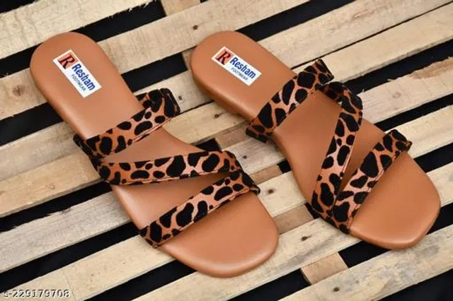 Flats for Women (Brown, 5)