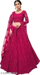 Cotton Blend Lehenga Choli for Women 