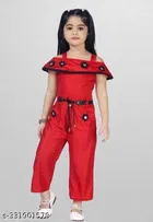 Rayon Printed Jumpsuit for Girls 