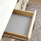 Diamond Textured Grey EVA Kitchen Cabinet Mat | Fridge and Table Placemat | Anti-Slip for Kitchen-Wardrobe-Drawer | Sheet for Cupboard Shelves