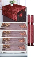 Knit 7 Pcs Fridge Cover Set 