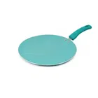 TerraHome Non-Stick-Aluminum Concave Roti Tawa 25cm, Green