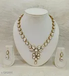 Attractive Alloy Women Jewellery Set, White