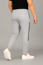 Polyester Blend Skinny Fit Track Pants for Men 