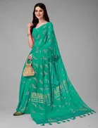 Georgette Foil Printed Saree for Women 