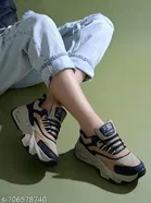 Solid Synthetic Slip-on Sneakers for Women 
