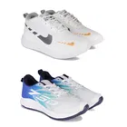 Sports Shoes for Men, Multicolor, Pack of 2 