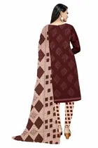 शारदा क्रिएशन क्रेप फ्लोरल प्रिंट सलवार सूट अस्टीचड 