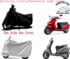 Dual Side Use Two Wheeler Cover for Chetak Scooter 