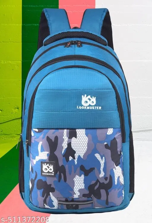 Polyester Backpack for Men & Women, Blue