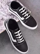 Sneakers For Men, Black & White 