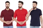 Polo T-shirts for Men, Pack of 3 