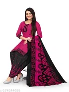 Cotton Printed Salwar Suit for Women 