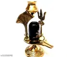 Brass Shivling with Sheshnag Idol 