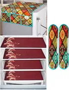Knit 7 Pcs Fridge Cover Set 