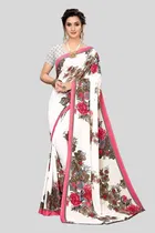 Art Silk Printed Saree for Women 