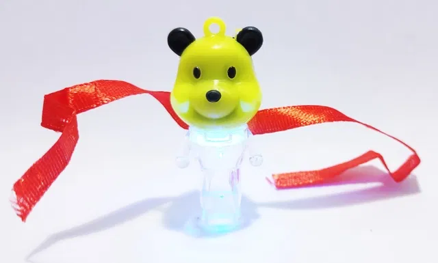 Plastic Teddy Bear Light Rakhi for Kids (Multicolor, Pack of 1)