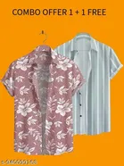Casual Shirts for Men, Pack of 2 