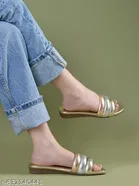 Perforated Flat Sandals for Women 