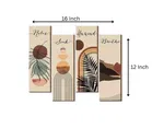 KC Arts Relax Breathe 4pieces Wall Hanging 16x12inch
