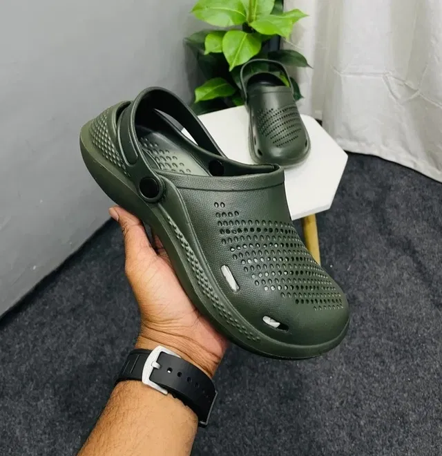 Clogs for Men (Olive, 10)