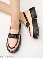 Shoetopia Colorblocked Loafers for Women 