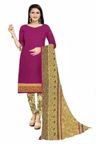 शारदा क्रिएशन क्रेप फ्लोरल प्रिंट सलवार सूट अस्टीचड 