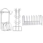 Stainless Steel Cup Stand & Plate Stand & Chakla Belan Stand With Hook For Kitchen (Set of 3) (OC-030)