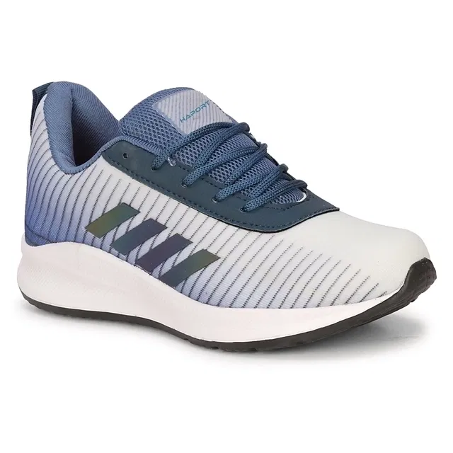 We Shine Sports Shoes for Men (White & Teal, 7)