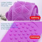 Silicone Double Side Body Back Scrubber 
