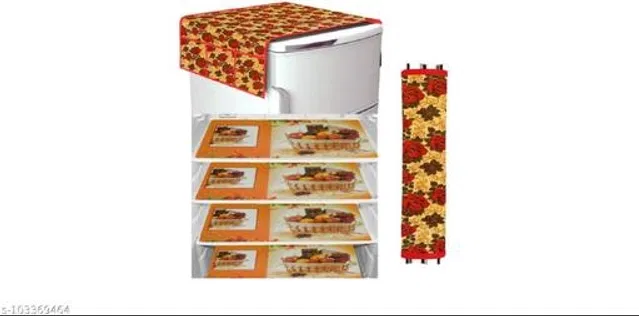 Fridge Cover Set (Yellow, Set of 6)