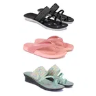 Combo of Flats with Slippers & Sandals for Women 