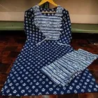 Rayon Printed Women's Kurta with Pant Set 