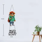 KC Arts Lets Party Wall Hanging 8x12inch