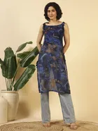 Tie Up Georgette Kurti for Women 