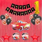 Lightning McQueen Car Theme 1st Birthday Decoration Kit for Kids 