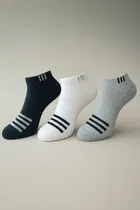 Cotton Spandex Ankle Length Socks for Men 