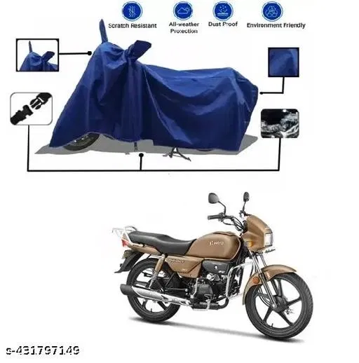 Polyester Cover For Bike/Scooter, Multicolour