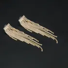 Diamond Chain Drop Earrings for Women 