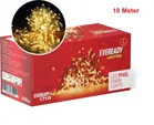 EVEREADY Pixel 46 Led Ladi | Decorative and Festive Lighting | High Brightness | Bis Approved | Made in India | Warm White - 10 Meter