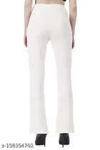 Cotton Blend Trouser for Women 
