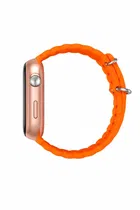 Ultra-LED Square Digital Watch with Silicone Strap for Men & Women ,Orange