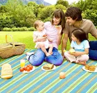 Plastic chatai mat with Handle for Travel/Home 3x6 Feet