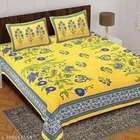 Cotton Double Bedsheet with 2 Pillow Cover 