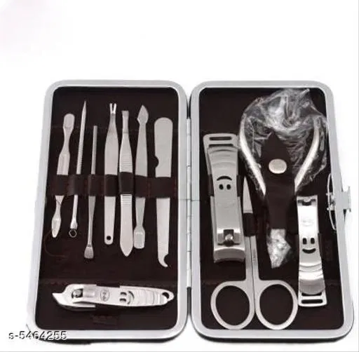 Stainless Steel Manicure Kit, Multicolor, Set of 1