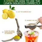 Oc9 Stainless Steel Lemon Squeezer & Roti Chimta Kitchen Tool Set 